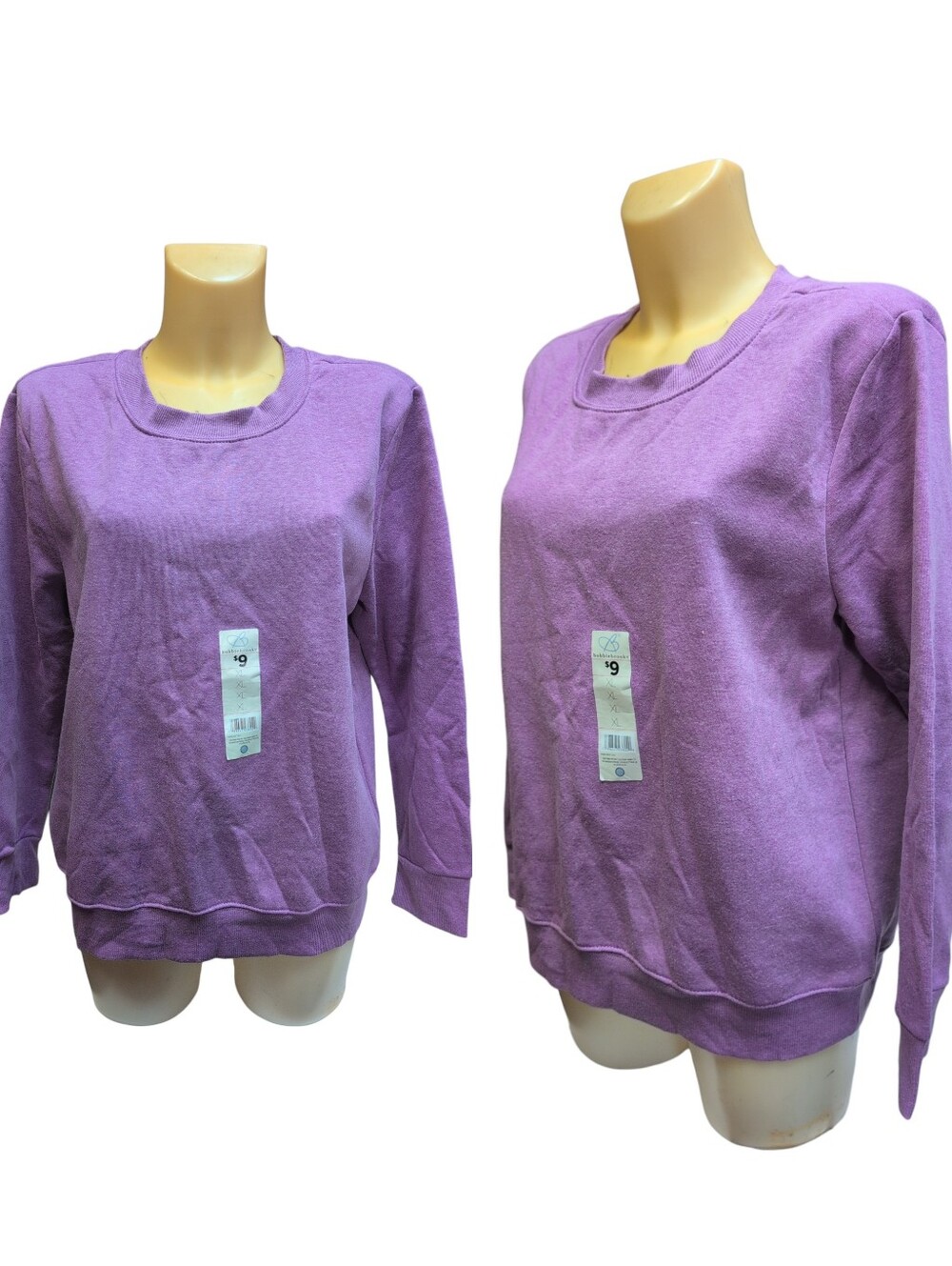 NWT BOBBIE BROOKS Purple Sweatshirt